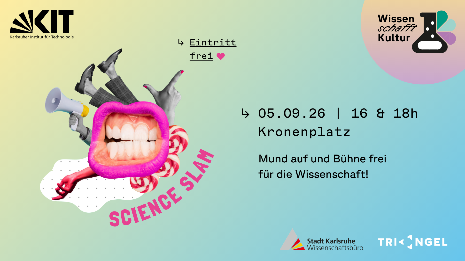 Titelbild des Science Slam